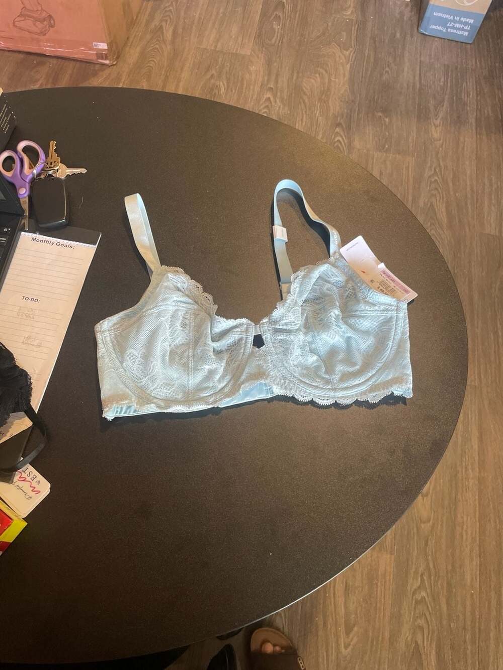 Calvin Klein Seductive Comfort Lace Unlined Full Coverage Bra - 38D
